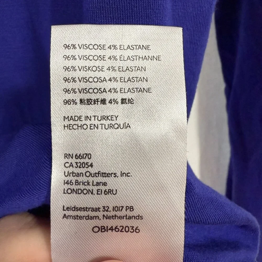 Free People Moon Dance Long Sleeve Top‎ Ultra Violet Size XS